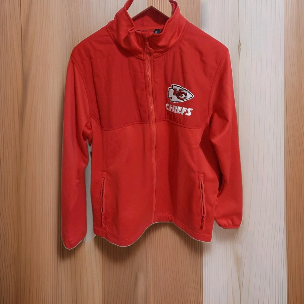 Dunbrooke Jacket Men Kansas City Chiefs Red Size M Football Zipper NFL Sports